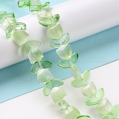 Прозрачные стеклянные бусины&nbsp;LAMP-H061-02E-1