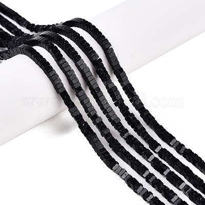 Синтетический синий авантюрин бисер нитей G-N342-68-1