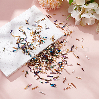 2092 шт. 12 вида стеклянных витых бусин SEED-PH0002-49-1