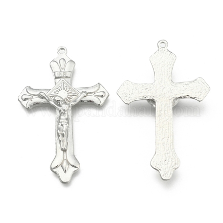 Alloy Crucifix Cross Pendants EC1053-P-1