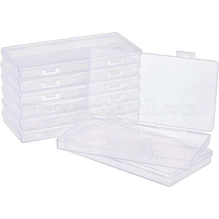 Transparent Plastic Bead Containers CON-BC0006-06A-1