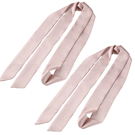 Длинный полиэстеровый шелковый шарф для женщин и девочек AJEW-WH20042-77B-1