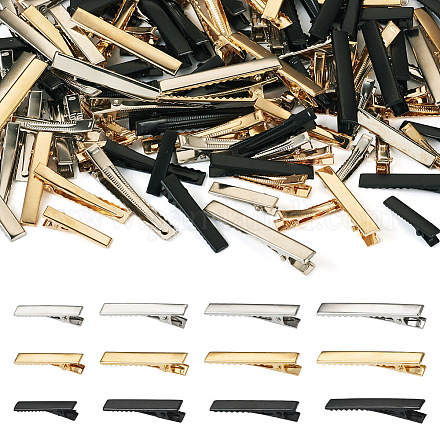 120 Uds. 12 accesorios de pinzas para el pelo de cocodrilo de hierro estilo PHAR-TA0001-08-1