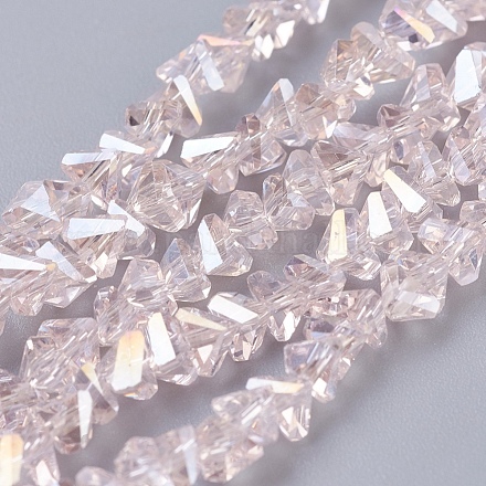 Chapelets de perles en verre électroplaqué EGLA-J146-4mm-AB02-1