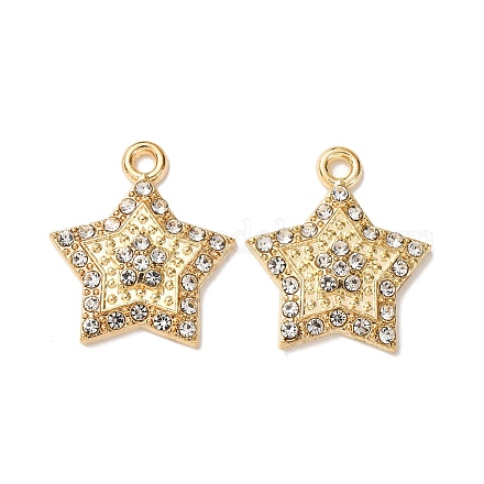 Сплава с стразами подвески&nbsp;X1-FIND-H051-09G-1