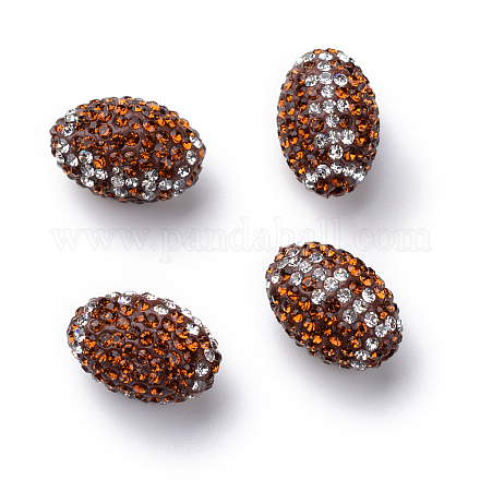Handgemachte Fimo-Perlen Strass&nbsp;RB-S046-01F-1
