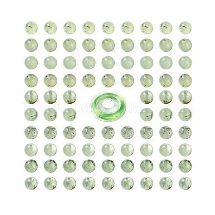 DIY perlas de prehnita natural fabricación de conjuntos de joyas DIY-LS0002-71-1