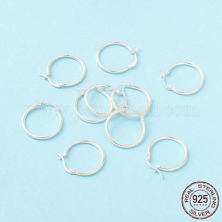 Orecchini con cerchio in argento sterling STER-P047-13C-S-1