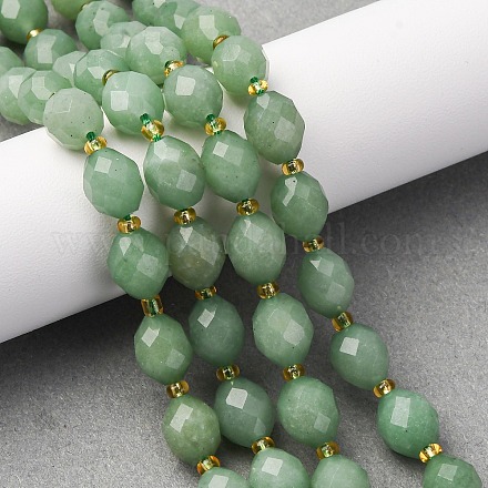 Бусины из натурального белого нефрита G-D305-B01-01P-1