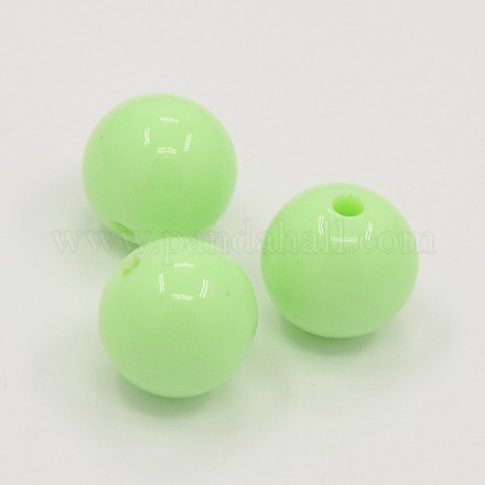Opaque Round Bubblegum Chunky Acrylic Beads X-MACR-F060-20mm-07-1