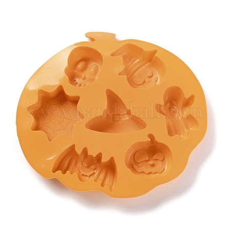 Stampi per cialde in silicone alimentare di Halloween DIY-H145-02-1