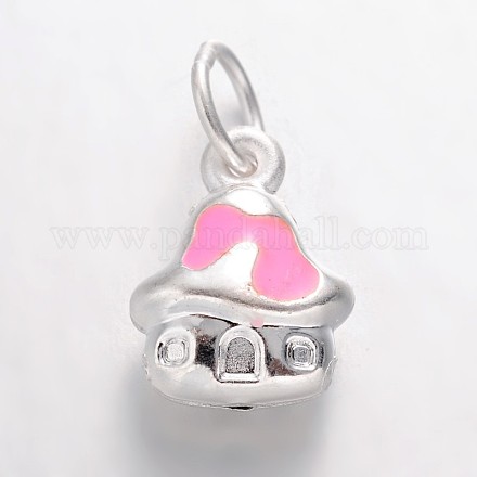 House Sterling Silver Enamel Charms STER-I006-04-1
