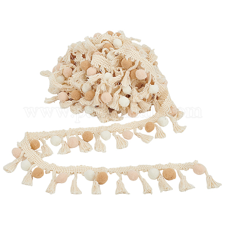 Лента с кисточками из полиэстера DIY-WH0578-54-1