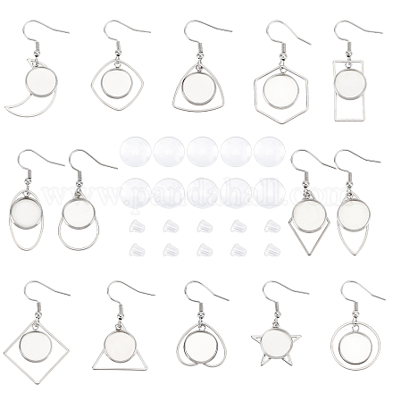 Dicosmetici orecchini pendenti fai da te kit DIY-DC0001-08-1