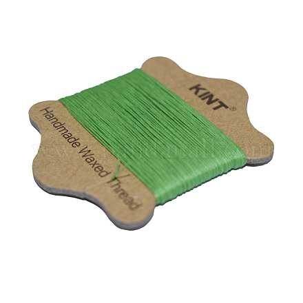 ワックスナイロンコード  芝生の緑  0.55mm  約21.87ヤード（20m）/カード YC-E005-0.55mm-24-1