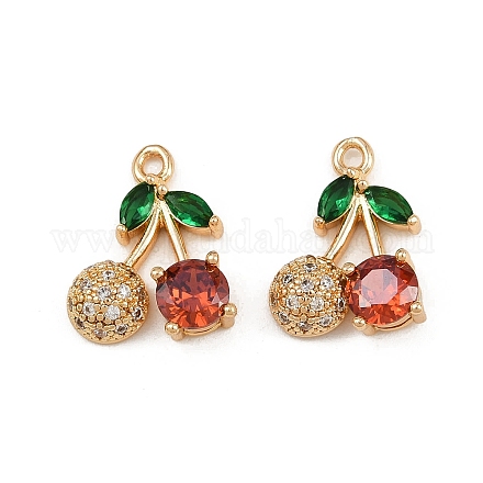 Латунные микро проложить кубического циркония подвески KK-C115-03A-03G-1