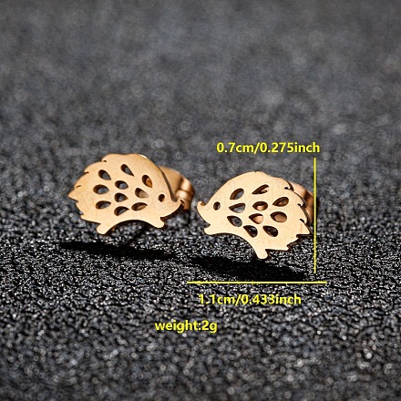 201 серьги-гвоздики из нержавеющей стали&nbsp;FS-WGB18B1-15-1