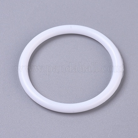 Hoops Macrame Ring DIY-WH0157-47A-1