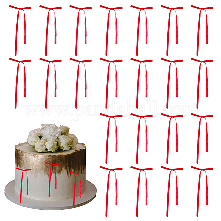 50 шт. полиэстеровый бант для украшения вечеринки&nbsp;DIY-GF0011-78C-1