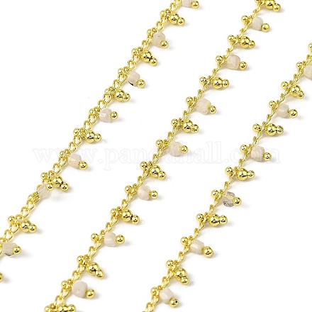 Кубические звенья из латуни ручной работы CHC-L053-10G-06-1