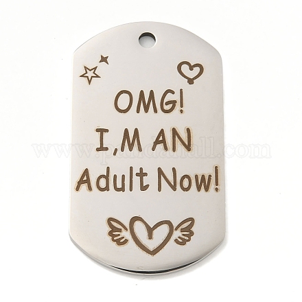 Подвески из нержавеющей стали 201 STAS-L079-12P-1