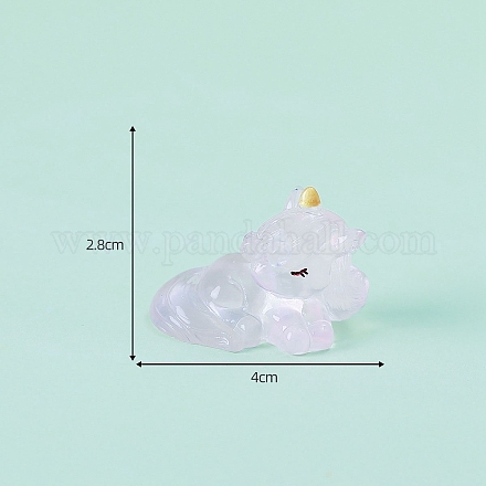 Светящиеся в темноте скульптуры из смолы витринные украшения PW-WGBD4AA-04-1