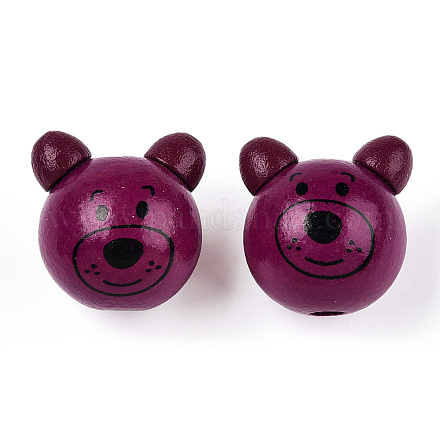 Натуральные деревянные бусы WOOD-S040-31-05-1