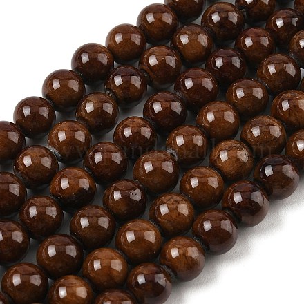 Естественно Mashan нефрита круглые бусины нити G-D263-10mm-XS14-01-1