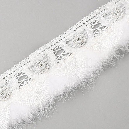 Кружевные ленты из полиэстера OCOR-WH0070-244-1