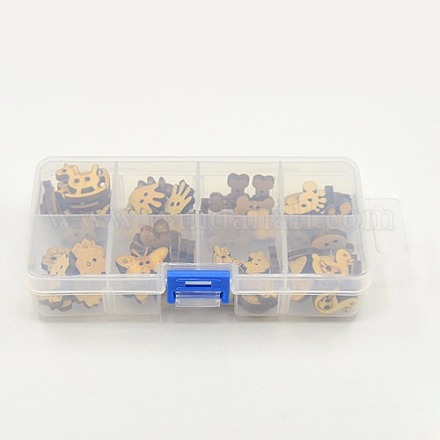 1 Box of Wooden Buttons BUTT-MSMC002-09-1