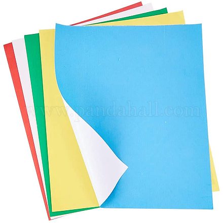 Pandahall elite 10 foglio di carta da lucidi a colori misti per cucire a casa DIY-PH0018-49-1