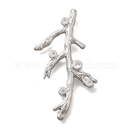 Латунные микро проложить кубического циркония подвески KK-Z125-09P-1