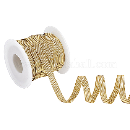 Arricraft alrededor de 21.87 yarda (20 m) de banda elástica de vara de oro EC-AR0001-09A-1
