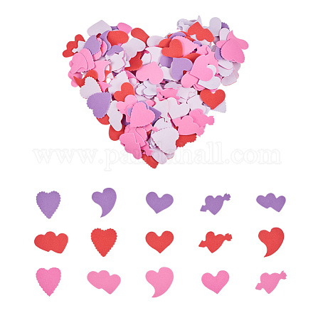 Valentine's Day Foam Paper Sticker PH-DIY-WH0088-02-1