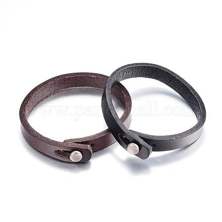Bracelets de cordon en cuir BJEW-P099-13-1