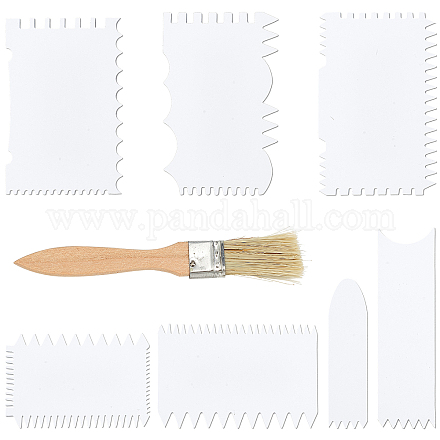 Gorgecraft 1 set de spatules en plastique pp DIY-GF0005-26-1