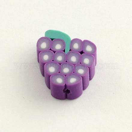 Handmade Polymer Clay Fruit Beads CLAY-Q170-04-1