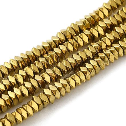Electroplate Non-magnetic Synthetic Hematite Beads Strands G-J224B-06-1