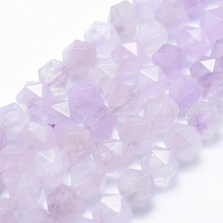 Natural Amethyst Beads Strands G-F523-43-10mm-1