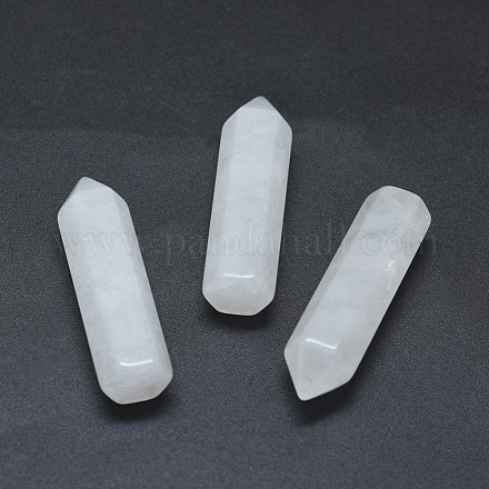 Natürliche weiße Jade spitzen Perlen G-G795-02-17-1