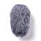 Polyester Crochet Yarn, Sparkling Scrubby Yarn, for Dishcloth, Decorating Crafts Knitting, Gray, 10~13x0.5mm, 218.72 yard(200m)/roll