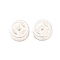 Brass Beads, Lead Free & Cadmium Free, Flat Round, Coin Charm, 925 Sterling Silver Plated, 6x3.3mm, Hole: 1.2mm
