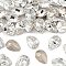 Preciosa® MAXIMA Crystal Fancy Stones, Czech Crystal, 435 16 301 Baroque Pear, Dura Foiling, 00030 Crystal, 14x10mm