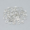 925 Sterling Silver Slice Chain Tabs, Oval with Bone Design, with 925 Stamp, Silver, 5.5x4x0.5mm