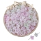 100Pcs Acrylic Bead Caps, Flower, Thistle, 12x7mm, Hole: 1.5mm