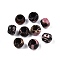 Natural Rhodonite European Beads, Large Hole Beads, Rondelle, 10~10.5x7.5~9mm, Hole: 5mm