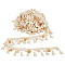 Polyester Tassel Ribbon, Garment Accessories, Bisque, 2-3/8 inch(60mm), about 5.47 Yards(5m)/pc