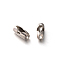 Tarnish Resistant 304 Stainless Steel Ball Chain Connectors, Stainless Steel Color, 11.2x4.2mm, Hole: 2mm, Fit for 3.2mm ball chain