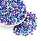 6/0 Opaque Colours Glass Seed Beads, Fringe Teardrop Beads, Mixed Color, 4.5~5.5x4~5x3~4mm, Hole: 1.2~1.4mm, about 5290pcs/pound