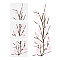 3Pcs 3 Styles PET Hollow Out Drawing Painting Stencils, for DIY Scrapbook, Photo Album, Branch, 300x300mm, 1pc/style